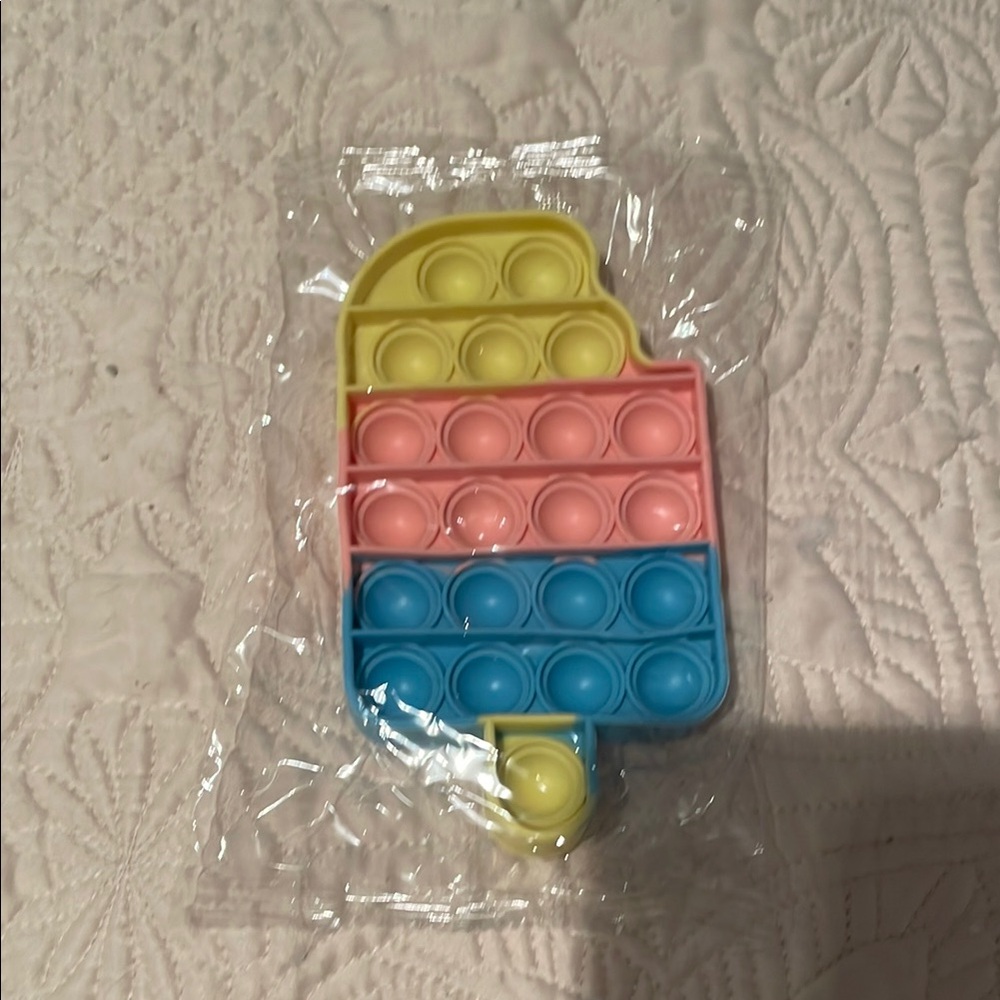 Colorful Ice Cream Pop It Fidget Toy